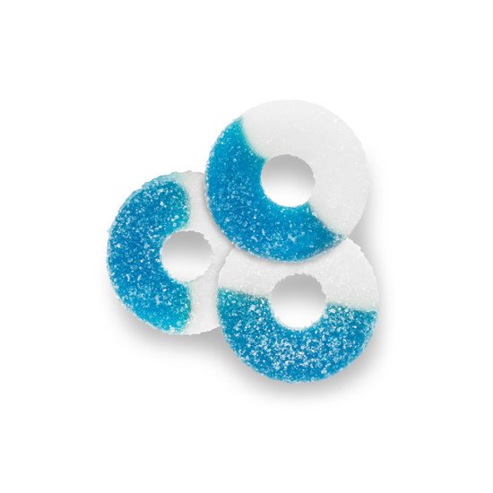 Gummy Blue Raspberry Rings