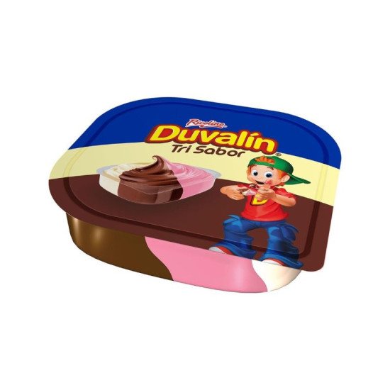 Duvalin Tri-Flavor Hazelnut Strawberry Vanilla