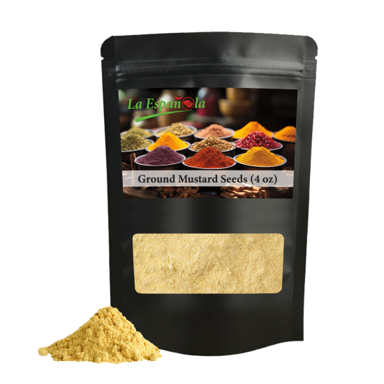 Ground Yellow Mustard Seeds
